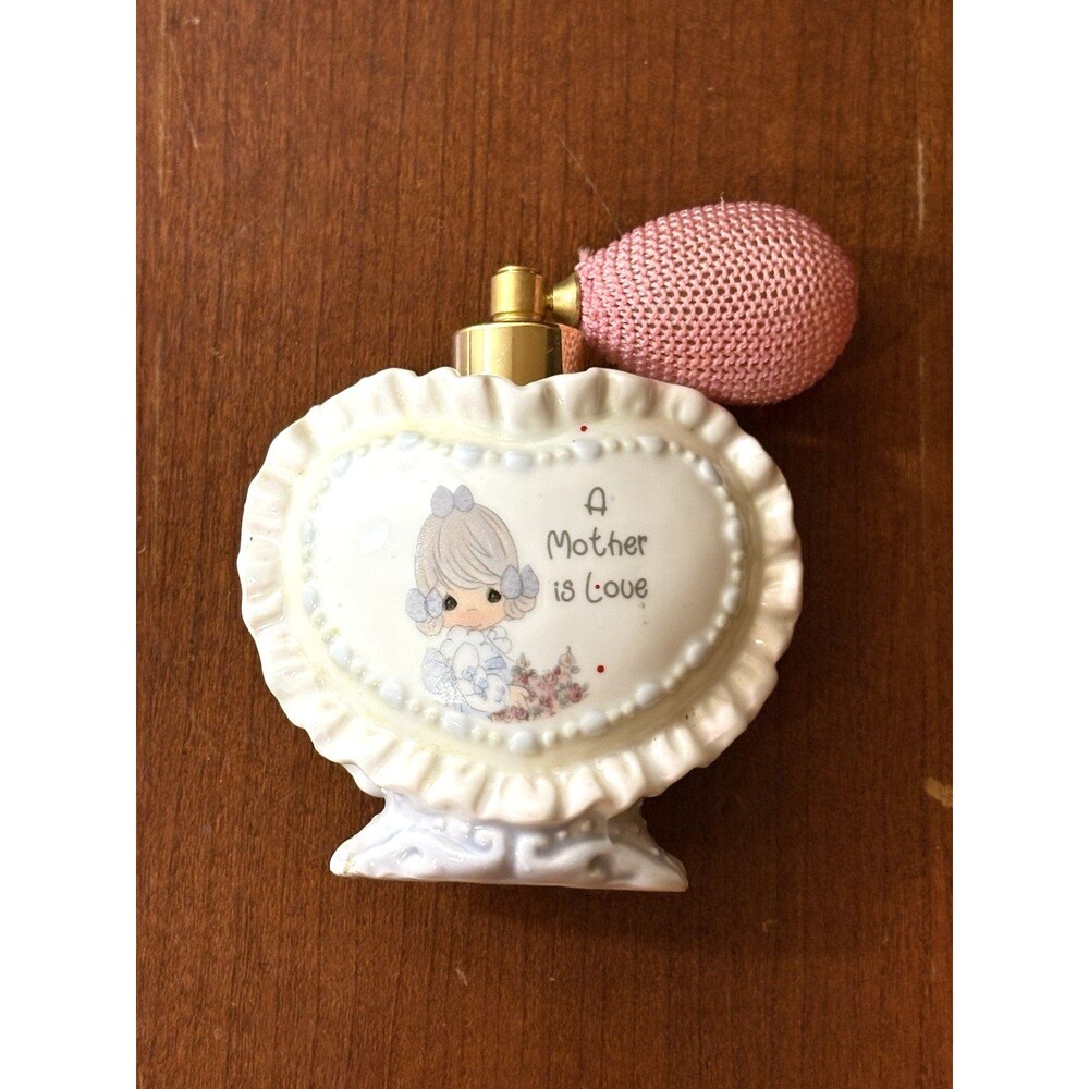Vintage 1994 Precious Moments Empty Perfume Bottle A Mother Is Love